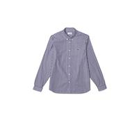 Lacoste CH2936 Camisa, Blanc/Marine, M para Hombre