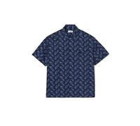 Lacoste Ch5793 Woven Shirts, Azul Marino/Ethereal, 42 para Hombre