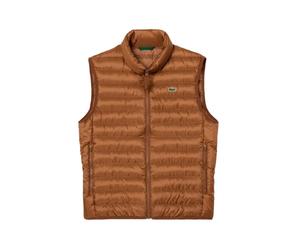 Lacoste- Chaleco acolchado marrón repelente al agua- Jackets- Hombre- Marrón- S- Chaleco acolchado marrón repelente al agua
