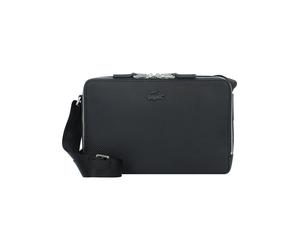 Lacoste Chantaco Bolsa de hombro Piel natural 26 cm negro