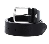 LACOSTE cinturón Elegance Grained Leather Belt W110 Noir