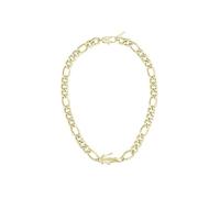 Lacoste Collar de cadena para hombre y mujer de la colección CROCODILE en oro amarillo con dije en forma de cocodrilo - 2040372, talla única, Acero inoxidable, No es una piedra preciosa