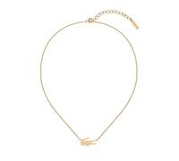 Lacoste Collar para Mujer Colección CROCODILE, Oro (Carnation Gold), Talla única