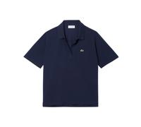 Lacoste - Cómoda Camisa Polo de Algodón - Tops - Mujer - Azul - L -