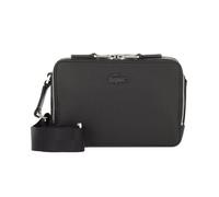 Lacoste Core Essentials Chantaco Bolsa de hombro Piel 20.5 cm negro