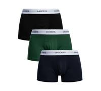 Lacoste de los hombres 3 Pack Trunks, Multicolor
