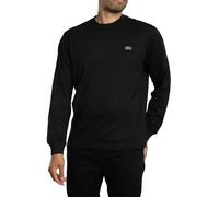 Lacoste de los hombres Camiseta con logo Longsleeved, Negro