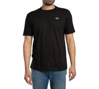 Lacoste de los hombres Camiseta con logotipo deportivo, Negro