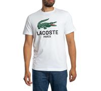 Lacoste de los hombres Camiseta gráfica de París, Blanco