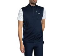 Lacoste de los hombres Chaleco de golf con cremallera de un cuarto y varias capa