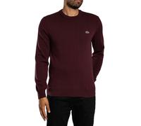 Lacoste de los hombres Jersey de punto con logo, rojo