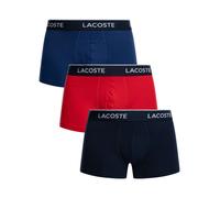 Lacoste de los hombres Pack de 3 baúles elásticos de algodón, Multicolor