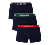 Lacoste de los hombres Pack de 3 baúles casuales, Azul
