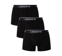 Lacoste de los hombres Pack de 3 baúles casuales, Negro