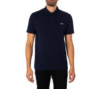 Lacoste de los hombres Polo regular fit en mezcla de algodón, Azul