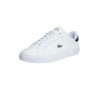 Lacoste de los hombres Zapatillas de deporte de cuero Powercourt 125 2 SMA, Blan