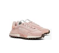 Lacoste Elite Active Bright Zapatillas Deportivas Mujer, Rosa Plateado, Nailon y Ante, Suela Caucho, Estilo Running Retro Años 70 (Sistema Tallas Calzado EU, Adulto, Mujer, Números, Mediano, 41)