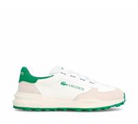 Lacoste Elite Active EVO - Tenis para hombre, Blanco roto/verde, 43 EU