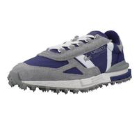 Lacoste Elite Active Zapatillas Deportivas, Azul Marino y Blanco, Nailon y Ante, Suela de Caucho, Ligeras, Estilo Running Retro (Sistema Tallas Calzado EU, Adulto, Hombre, Números, Mediano, 40)