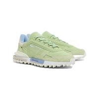 Lacoste Elite Active, Zapatillas Deportivas Retro Running, Nailon y Ante, Light Green y Light Blue, Ligeras, Unisex (Sistema Tallas Calzado EU, Adulto, Números, Mediano, 41)