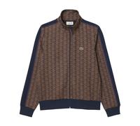 Lacoste - Felpa Con Zip Monogram - Sweatshirts & Hoodies - Hombre - Marrón - L -