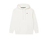 Lacoste - Felpa Oversize in Pile con Cappuccio - Sweatshirts & Hoodies - Mujer - Blanco - M -