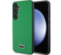 Lacoste Funda LCHMS24MPVCN para S24+ S926 Estuche rígido Verde Iconic Petit Pique