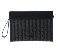 LACOSTE funda para portátil The Blend Computer Pouch Monogram Noir Gris