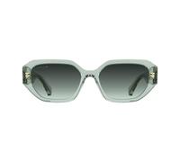 Lacoste Gafas de sol para mujer L6091S - Menta claro transparente con lentes degradados verde oscuro/aguamarina
