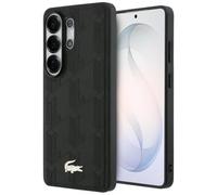 Lacoste Galaxy S26 Ultra Cuero Sintético Negro Magsafe Logo Color Oro