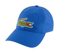 Lacoste Gorra de béisbol de sarga con emblema de cocodrilo unisex, Talla única