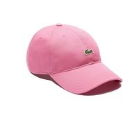 Lacoste Gorra de béisbol de sarga de algodón, rosa chicle, Rosa Chicle, Talla única