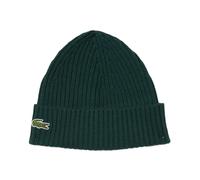 Lacoste - Gorro clásico de lana con cocodrilo verde - Accessories - Hombre - Verde - ONE SIZE -
