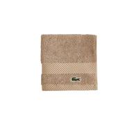Lacoste Heritage - Paño de Lavado de algodón Supima, Color Arena, 33 x 33 cm