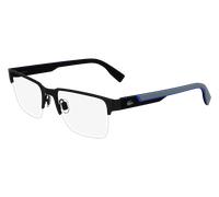 Lacoste Hombre L2305 001 Monturas ópticas Metal Negro Cuadrada Normal