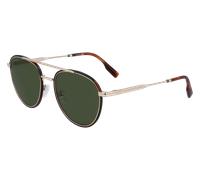Lacoste Hombre L258S 771 Gafas de sol Metal Oro Verde Redonda Normal Normal