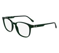 Lacoste Hombre L2975 301 Monturas ópticas Inyección biológica Verde Cuadrada Normal