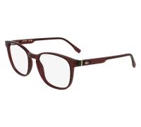 Lacoste Hombre L2975 601 Monturas ópticas Inyección biológica Burdeos Cuadrada Normal