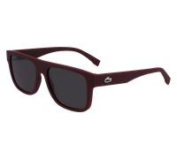 Lacoste Hombre L6001S 603 Gafas de sol Bio-inyección Rojo Gris Cuadrada Normal Normal