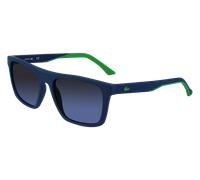 Lacoste Hombre L957S 401 Gafas de sol Bio-inyección Azul Azul Cuadrada Normal Sombreado