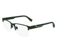 Lacoste Hombre Lacoste L2305 301 Monturas ópticas Metal Verde Cuadrada Normal