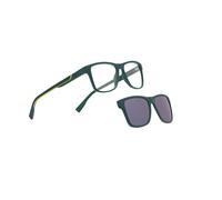 Lacoste Hombre Lacoste L2707 CLIP 301 Gafas de sol Bioinyectado Verde Azul Cuadrada Normal