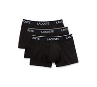 Lacoste Hombre Pack De 3 Boxer Courts Bóxer Not Applicable, Negro (Noir 031), Small