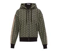 Lacoste - Jacquard Monogram Hoodie - Sweatshirts & Hoodies - Mujer - Multicolor - S -