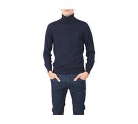 Lacoste- Jersey de cuello alto de lana azul- Knitwear- Hombre- Azul- S- Jersey de cuello alto de lana azul