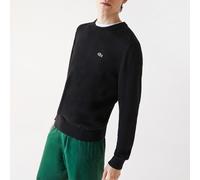 LACOSTE Jersey de cuello redondo de algodón orgánico. Color Negro