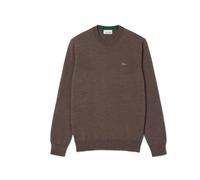 Lacoste - Jersey de Lana Merino Cuello Redondo - Knitwear - Hombre - Marrón - S -