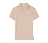 Lacoste - L.12.D Slim Fit Stretch Mini Piqué Polo - Tops - Mujer - Beige - L -