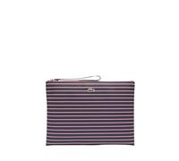 Lacoste Large L.12.12 Concept - Funda a rayas, color azul marino