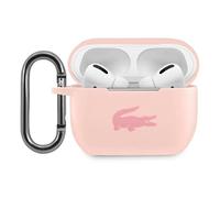 Lacoste LCAPSI Funda para Airpods Pro Rosa Silicona